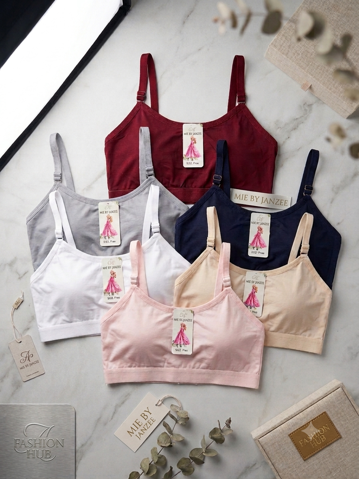 🔥 Pack of 4 Premium Comfort Camisole Bralette – Buttery Soft, Seamless & Sexy Everyday Bra for Young Girls | No Wire, All Day Comfort