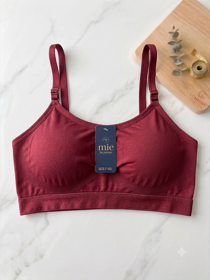 🔥 Pack of 4 Premium Comfort Camisole Bralette – Buttery Soft, Seamless & Sexy Everyday Bra for Young Girls | No Wire, All Day Comfort