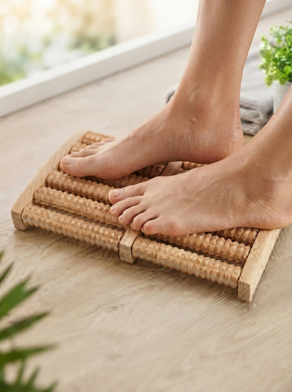 Wooden Foot Massager Roller