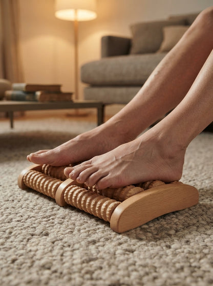 Wooden Foot Massager Roller