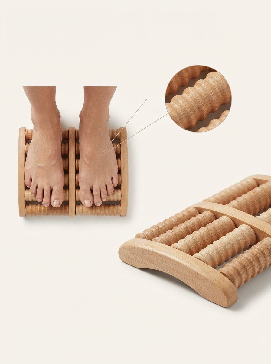 Wooden Foot Massager Roller