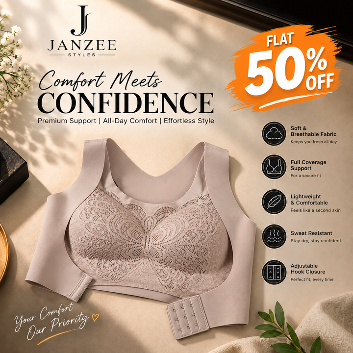Imported Posture Butterfly Bra – Supportive Lift & Comfortable Fit | Multiple Colors