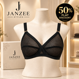 Full Net Transparent Bra – Lightweight Sheer Comfort | Pack of 5